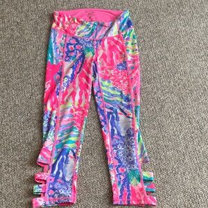 Lilly Pulitzer Pink and Blue Leggings